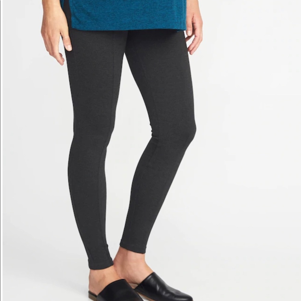Old Navy Maternity Full-Panel Pointe-Knit Pants